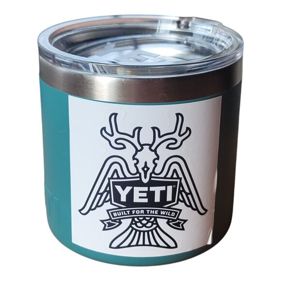 Yeti Rambler Stackable Camp Mug with Lid 14 oz Insulated‎ Stainless Steel Blue - Picture 1 of 4